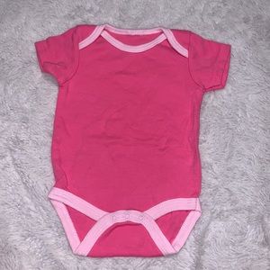 (3 for $10) pink 0-3 month bodysuit baby girl clothing